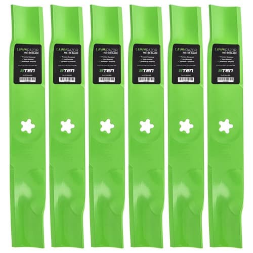 LawnRAZOR Mulching Blade for Husqvarna YTH2348 YTH2448 YTH2148 YTH23V48 6-Pack