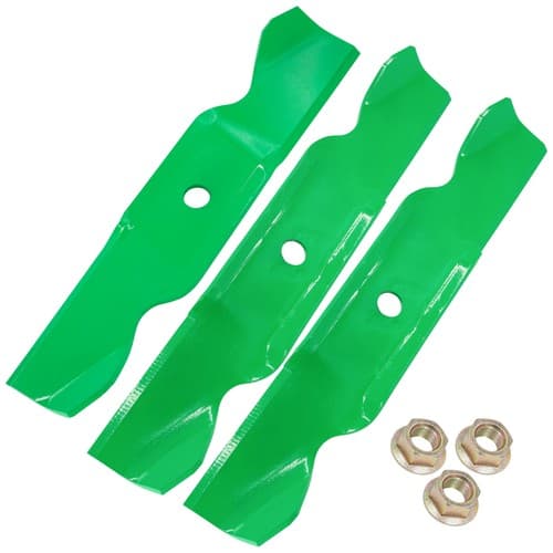 46" Deck Blades w/ Nuts for Cub Cadet 300 321 336 336 446 / 759-3818 & 759-3819