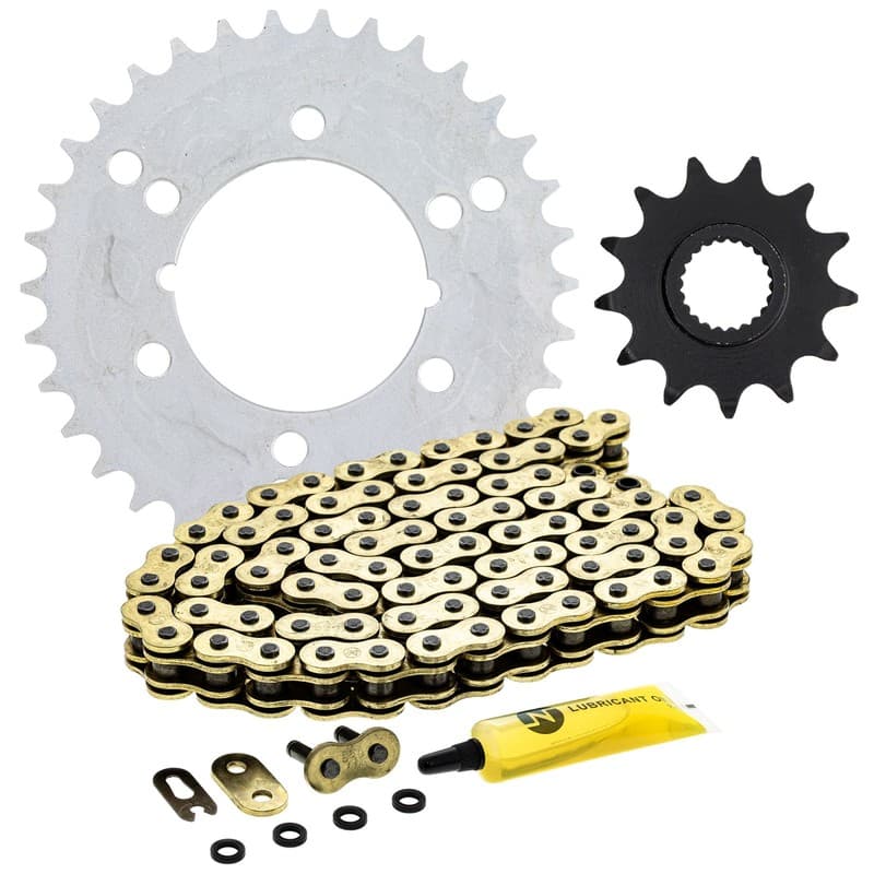 Sprocket Chain Set for Polaris Sportsman 400 Xplorer 400 13/34 Tooth 520 X-Ring