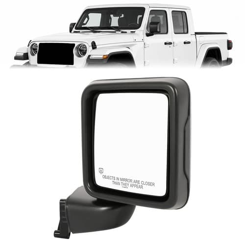 Passenger Side Power Heated Mirror Right  For Jeep Wrangler Gladiator 2018-2024
