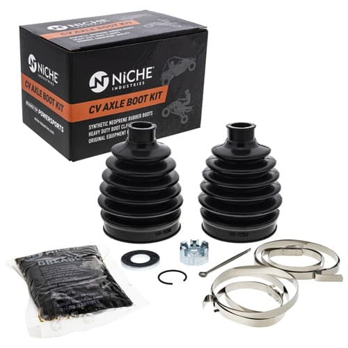 NICHE Front CV Axle Boot Kit for Polaris 2204387 Sportsman 500 400 800 570 450