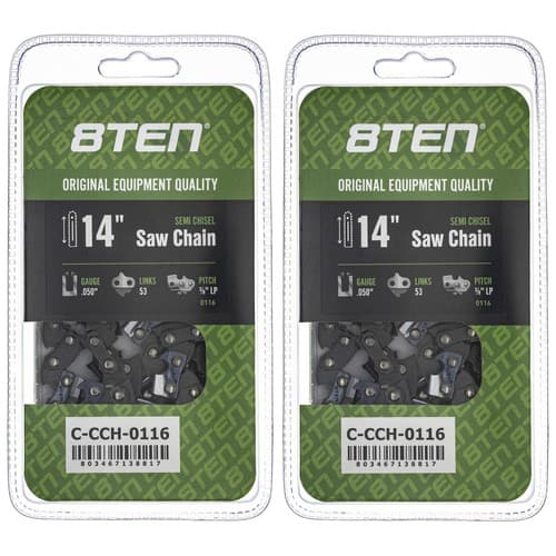 Chainsaw Chain 14 Inch .050 3/8 LP 53DL for Kobalt KPS 80-07 8007 80-06 2-Pack