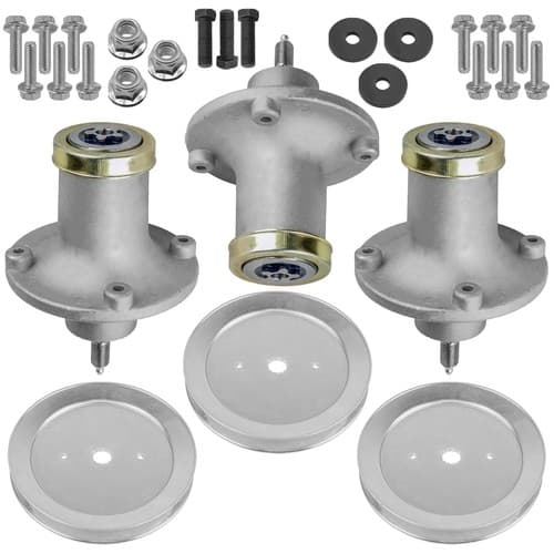 3 Spindle Assembly with Pulley fits Husqvarna MZT61 MZ61 MZ6125 MZ6128
