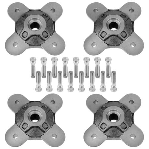 4 Front Rear Wheel Hub W/Bolt For Polaris RZR XP 1000 / RZR XP 4 1000 2014-2017