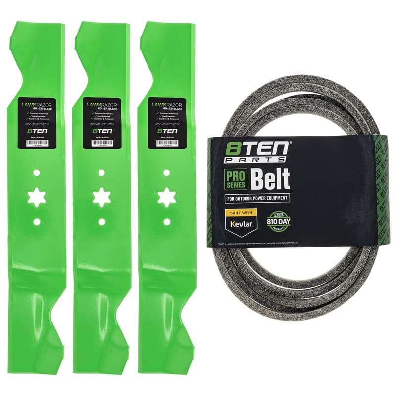 8TEN Deck Kit Blade Belt for Cub Cadet RZT54 MTD ZTL54 Z6600 54 Inch