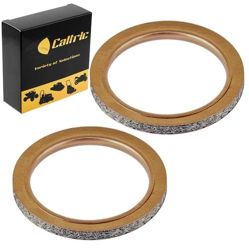 2 Exhaust Muffler Pipe Head Gasket FITS Yamaha V-Star VStar 650 XVS650 1998-2016