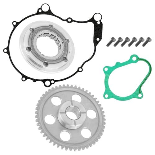 Starter Clutch & Gear Idler W/ Gaskets For Yamaha YFM660R Raptor 660R 2004-2005