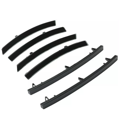 6X LED Side Markers & Rear Bumper Reflector Smoked For Chevy Corvette C7 14-19
