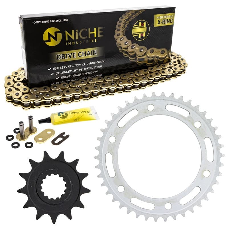 Sprocket Chain Set for BMW F800GS 13/42 Tooth 525 X-Ring Front Rear Combo Kit