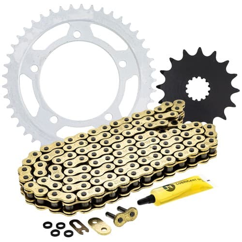 Sprocket Chain Set for Suzuki GSXR600 16/45 Tooth 525 X-Ring Front Rear Kit