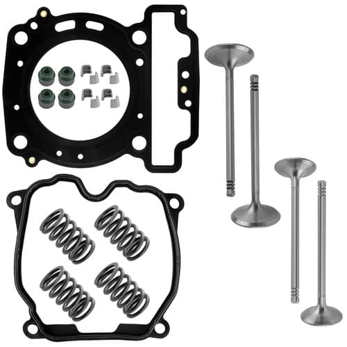 Exhaust & Intake Valve w/Gasket Kit for Can-Am Bombardier Outlander 330 04-2005