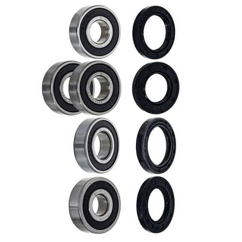 NICHE Wheel Bearing Seal Kit for Kawasaki EX500 Ninja 6203-2RS 6202-2RS 6205-2RS