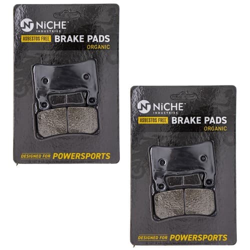 NICHE Brake Pad Set for Honda CBR600RR Kawasaki Ninja Front Organic 2 Pack
