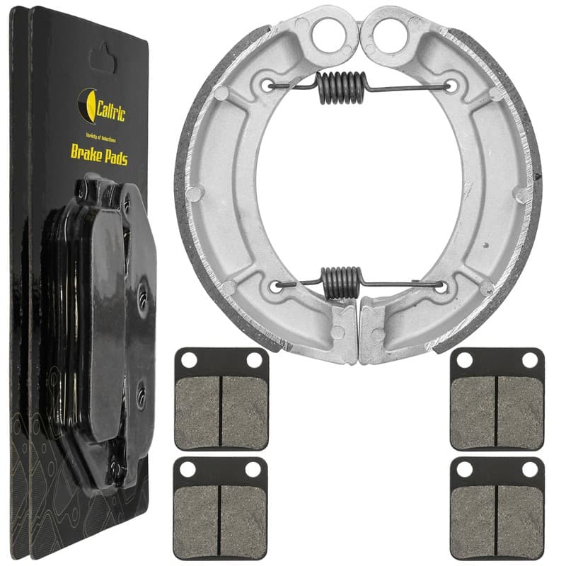 for Yamaha Big Bear 250 YFM250 YFM250B 2007-2010 Front Rear Brake Pads Shoes