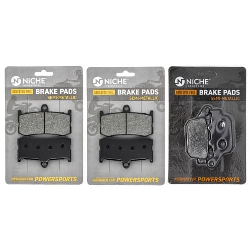 Brake Pad Set for Triumph Daytona 675 T2020602 T2021221 Front Rear Semi-Metallic