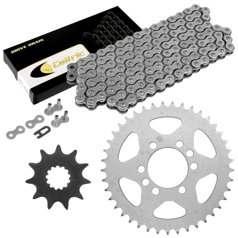 Drive Chain & Sprockets Kit for Suzuki LT230E Quadrunner 230 1986-1993