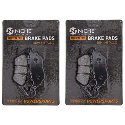 NICHE Brake Pad Set for Yamaha YZF R3 1WD-25806-00-00 Rear Semi-Metallic 2 Pack