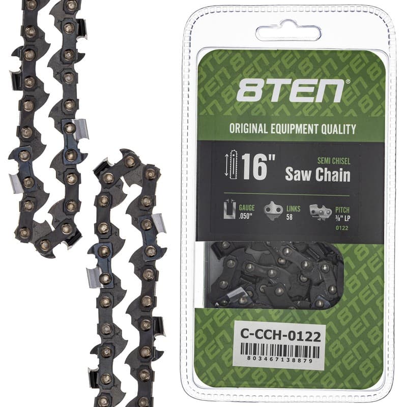 Chainsaw Chain 16 Inch .050 3/8 LP 58DL for WEN 2000 5000 1200 2600 2700 2400
