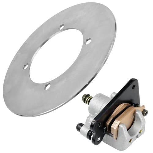 Rear Brake Rotor Disc w/ Caliper Fits Yamaha Kodiak 450 YFM450F 4x4 2005-2006