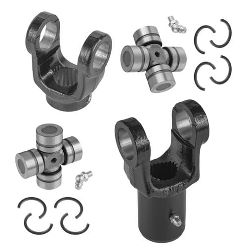 2x Front Rear Drive Shaft Yoke w/ U-joint for Polaris RZR XP 4 1000 Premium