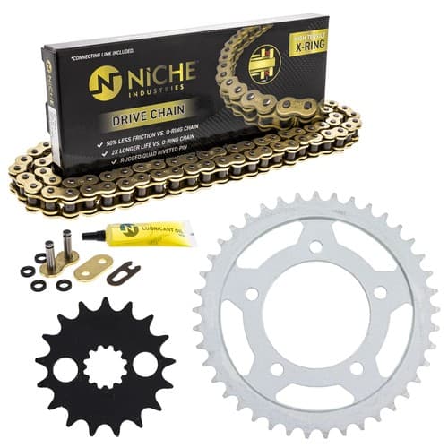 Sprocket Chain Set for Kawasaki Ninja ZX14 17/41 Tooth 530 X-Ring Front Rear