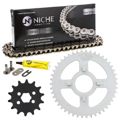 Sprocket Chain Set for Honda XR80 XR75 14/46 Tooth 420 Rear Front Combo Kit