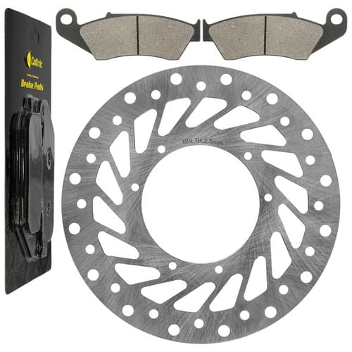Front Brake Disc Rotor W/Pad For Honda CR250R 1995 1996 1997 1998 1999 2000-2007