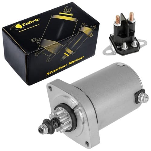 12V Starter with Relay Solenoid for John Deere X350 X350R X354 X360 X370 X380