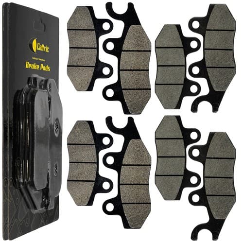 Caltric Front and Rear Brake Pads for Can-Am Maverick Max 1000R 2016-2018