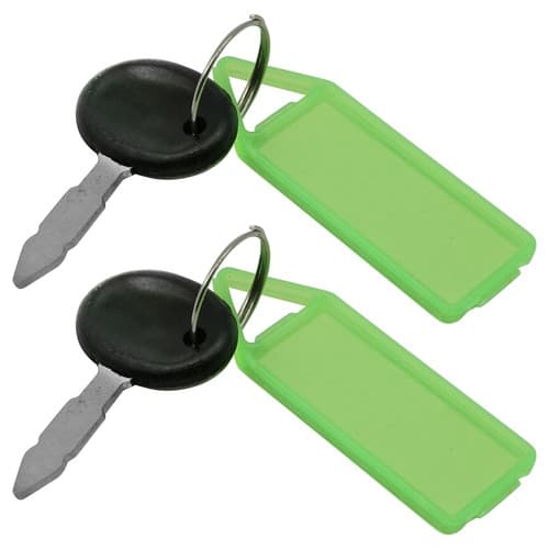 Caltric E7NN11N501AC E7NN11N501AB Ignition Start Keys For Ford 2000 2110LCG 230A
