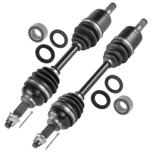Front Left & Right CV Joint Axle With Bearing For Honda Foreman 450 TRX450 98-01
