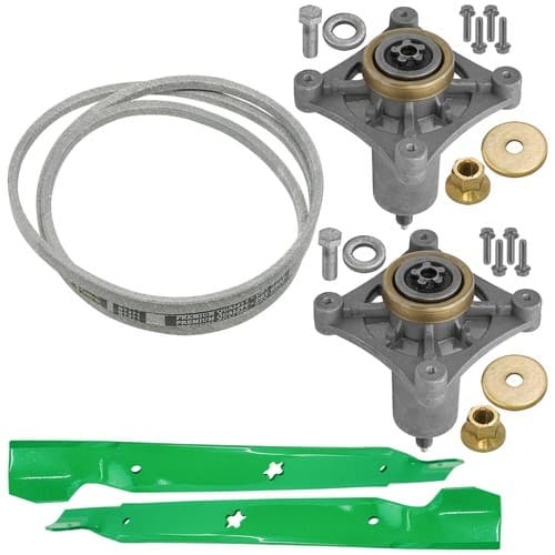 42" Deck Spindle Blade Belt Rebuild Kit For Husqvarna YTA18542 YTA19K42 YTH2042