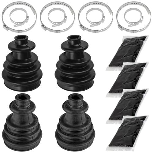 2 Front Axle Inner Outer CV Boot Kit fits Polaris Sportsman 500 400 600 4x4 2005