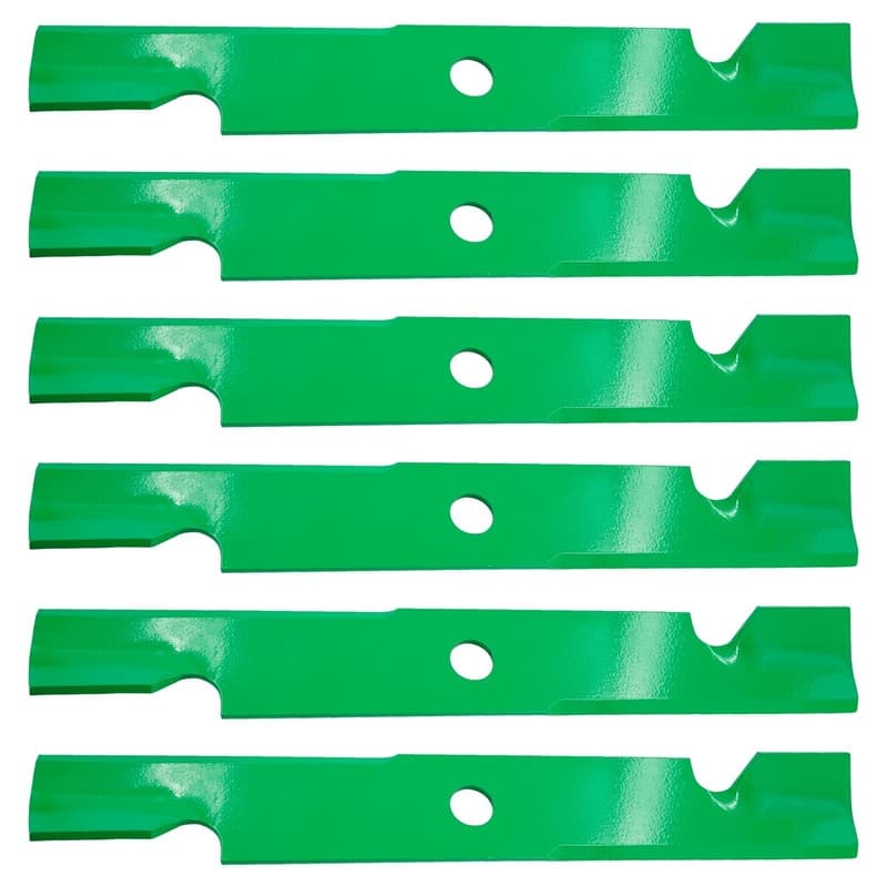 18 inch x 15/16" Circle Hole 52" Deck Notched High Lift Blade For Exmark Toro