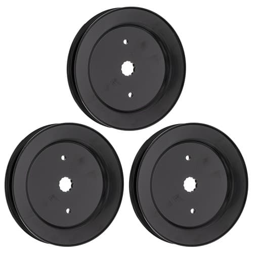 Deck Spindle Pulley Set for Husqvarna GT200 LGT2654 RZ5424 YTH24V48 3-Pack
