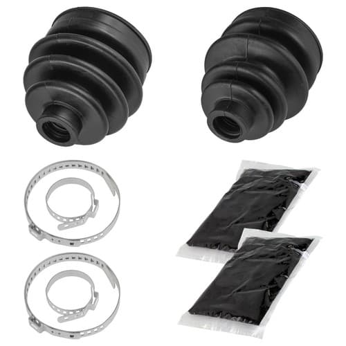 Front Axle Inner & Outer CV Boot Kit For Suzuki Quadrunner 4WD LT-4WD 1987-98