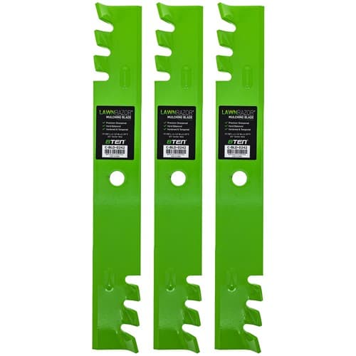 LawnRAZOR Blade for Cub Cadet Z-force 50 Inch 01010168-X Toothed 3 Pack