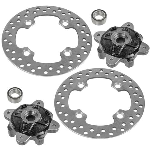 Front Left Right Wheel Hub Disc Rotor Bearing for Polaris RZR 570 RZR570 14-2019
