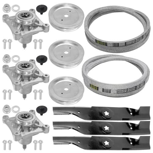 Deck Spindle Pulley Blade Belt For Husqvarna YTH2048 YTH2148 YTH2248 YTH2448