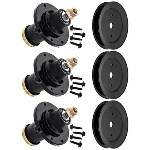 8TEN Spindle Kit for Husqvarna Z248F MZT52 TS354 48 52 54-Inch 539131898 3 Pack