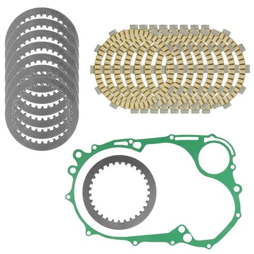 Clutch Friction Steel Plates and Gasket Kit for Yamaha Virago 1100 XV1100 86-99