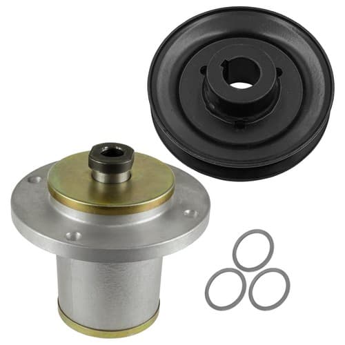 Caltric 539104421 539107408 Spindle & Pulley for Husqvarna Z4218 Z4821 Z5223