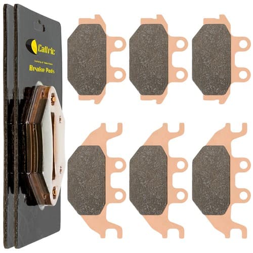 Caltric Front and Rear Brake Pads for Can Am DS250 Bombardier DS 250 2006-2022