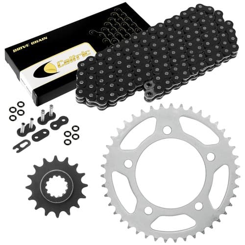 Black O-Ring Drive Chain & Sprockets Kit for Honda CBR900RR 1996 1997 1998 99