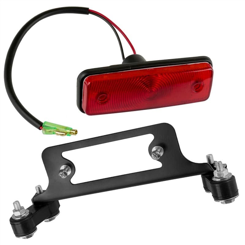 Complete Tail Light With Mounting Bracket & Hardware For Yamaha 1UY-84702-00-00