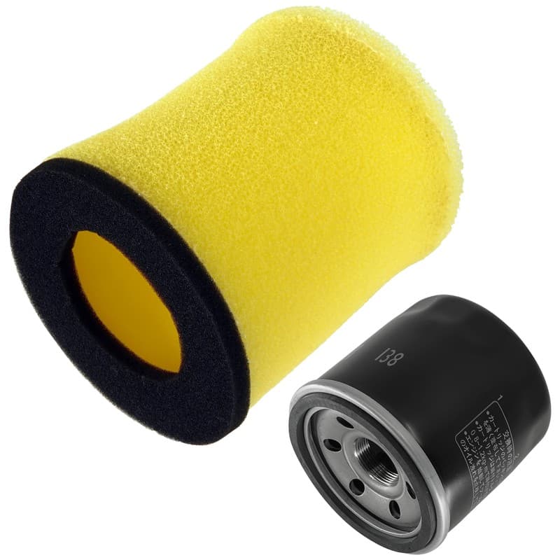 Caltric Air And Oil Filter For Suzuki Vinson 500 4WD LT-A500F 2004-2007 ATV