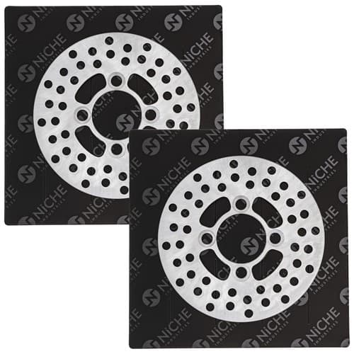 NICHE Front Brake Rotor Set for Yamaha Warrior 350 Raptor 660R 700 Bruin 250