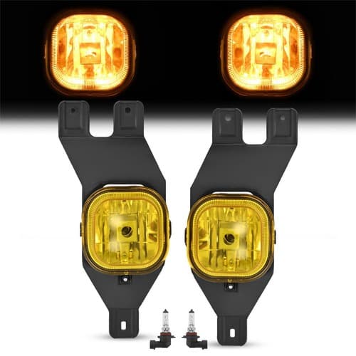 Amber Lens Left Right Fog Lights For Ford Excursion F250 F350 F450 2001-03 2004