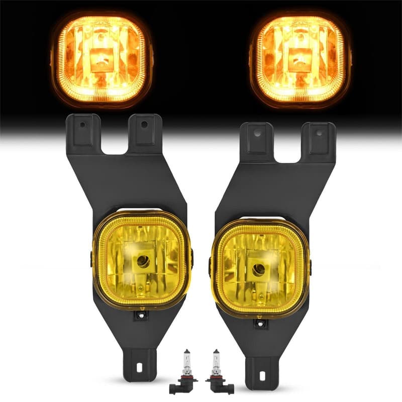 Amber Lens Left Right Fog Lights For Ford Excursion F250 F350 F450 2001-03 2004