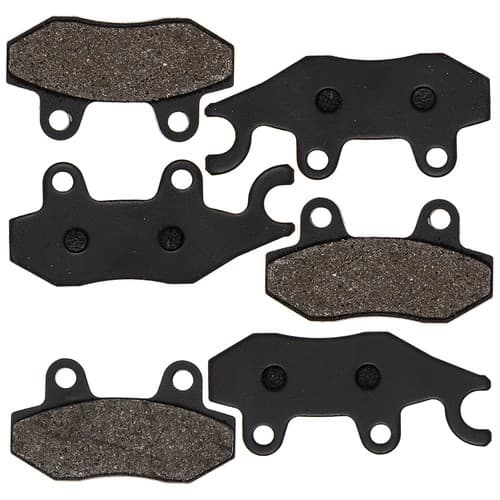Brake Pad Kit for Yamaha YFZ450 Kawasaki Can-Am Suzuki Front Rear Semi-Metallic